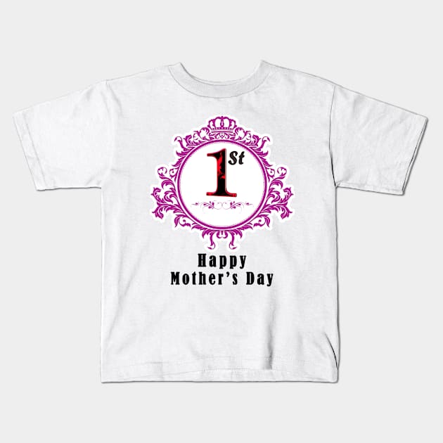 Mother's Day Kids T-Shirt by M-TITI